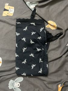 Butterfly Print Mini Slip Dress
