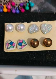 A Pack Of Jhumkas nd Studs