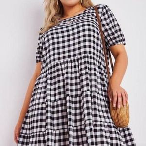 Gingham Checkered Dress