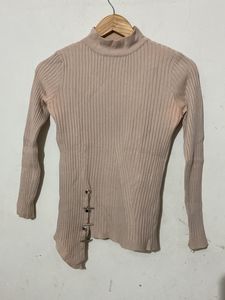 Cream Sweater T-shirt