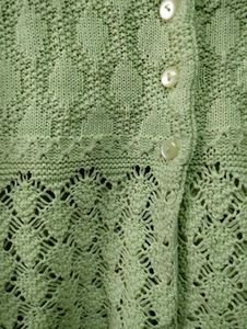 Crochet Knit Cardigan