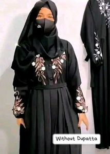 Elegant Embroidered Abaya