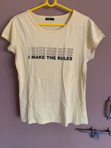 Zudio T-shirt For Women Pure Cotton