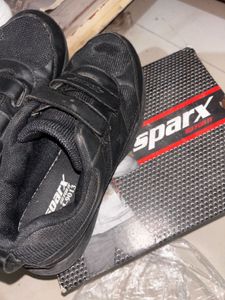 Sparx Black Sports Shoes