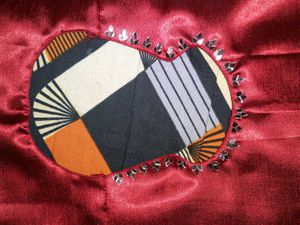 Maroon Embellished Kaftan