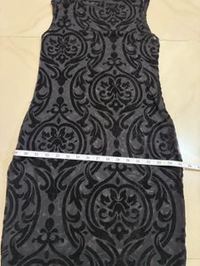 Shein Mock Neck All Over Print Dress