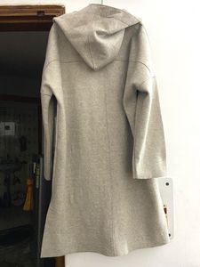 Korean Felt Unisex Hooded Overcoat