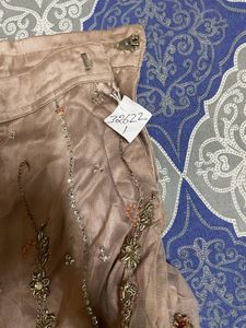 Lehenga In Beige Color
