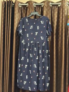 Cute Cat Print Dress