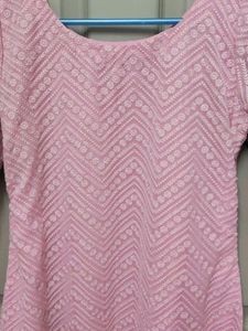Stitched Chikankari Aline Top