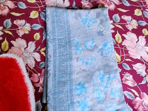 🩵✨printesty look Asthetic saree