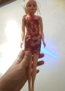 Barbie Doll in Floral Dress