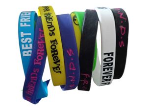 Colorful Silicone Wristbands pack of 10