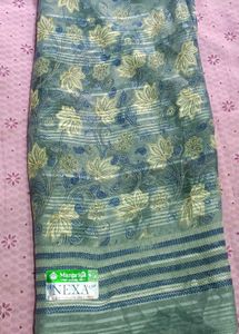 S22 Flowers Design Saree With Blouse