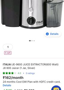 Italia Fruit Juicer