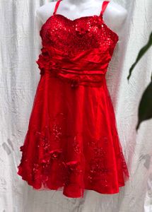 I. SEXY RED PARTY DRESS