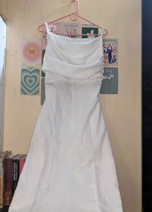 White Shimmer Dress
