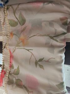 Floral Print Saree