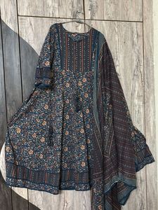 Boho Floral Print Dress set