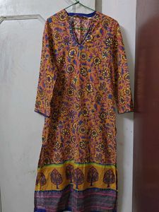 🌸 Biba Multicolored Floral Kurta | Size 38-40 🌸