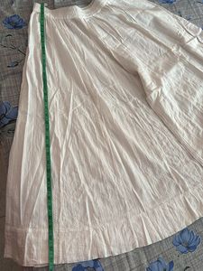 White Full Flare Palazzo