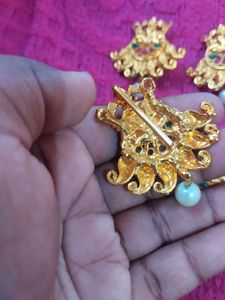 Vintage Gold Hair Accessories Set