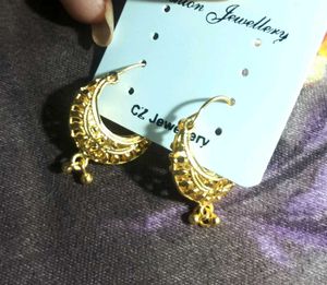 Golden Hoop Earrings