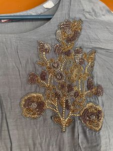 One Hand Flared Gown
