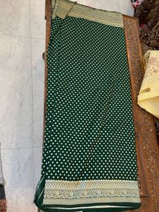 Weekend Offer ! New Party Wear Designer Green Sare