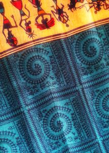 Brand New Pinted Saree