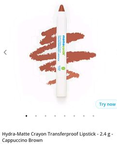 MAMAEARTH MATTE CRAYON TRANSFER PROOF LIPSTICK