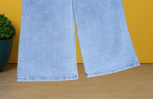 M@94 Size-30 Light Wash Wide Leg Jeans