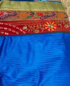 Elegant Blue Saree