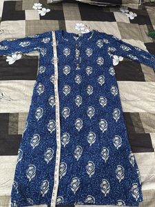 Blue Printed Kurta
