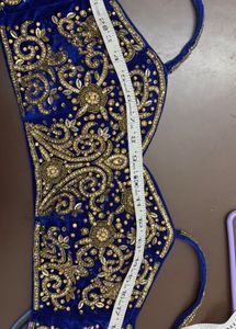 Blue Embellished Lehenga Choli