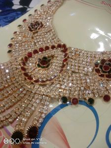 Sparkling Rhinestone Bridal Necklace Set