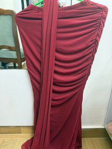 Corset And Pleated Mesh Skirt Co ord Set
