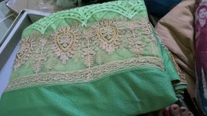 Like New Light Green Saree