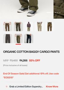 original SUPERDRY cargo pants