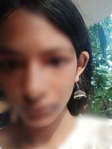 Oxidized Jhumka Earrings