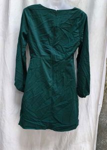 91610. Green Mini Dress