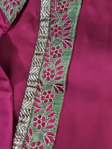 Elegant Pink Saree with Blouse