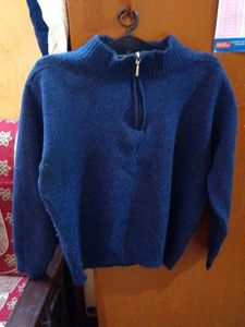 Blue Pullover Sweater