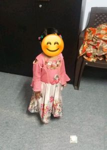 Girls Floral Designer Frock