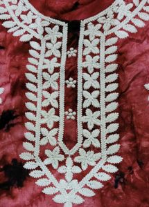 Red Colour Short Kurti Top