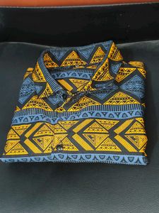 Patterned Short Sleeve Shirt