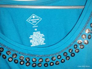 Fancy Blue Color Top XXL Size