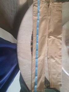 Beige Jeans