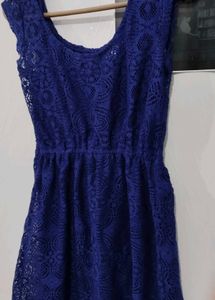 sale❤️‍🔥 Coquette Laced ✨Royal Blue mini Dress