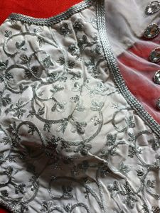 Embroidered Silver Blouse (Sale)
